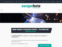 Tablet Screenshot of escapeforte.com